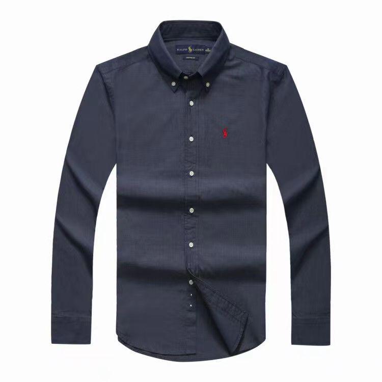 #Ralph Classic Blue Button-Up